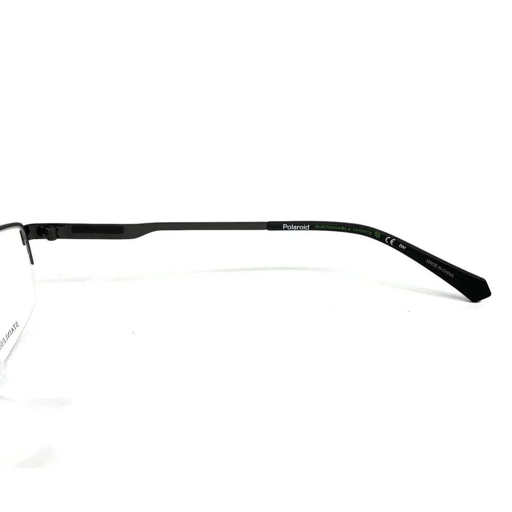Polaroid Eyeglasses Frames PLD D481/G KJ1 Gunmetal Asian Fit 54-17-145